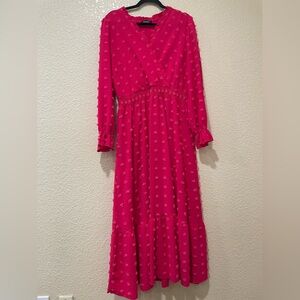 Elegant Pink Women's Dress